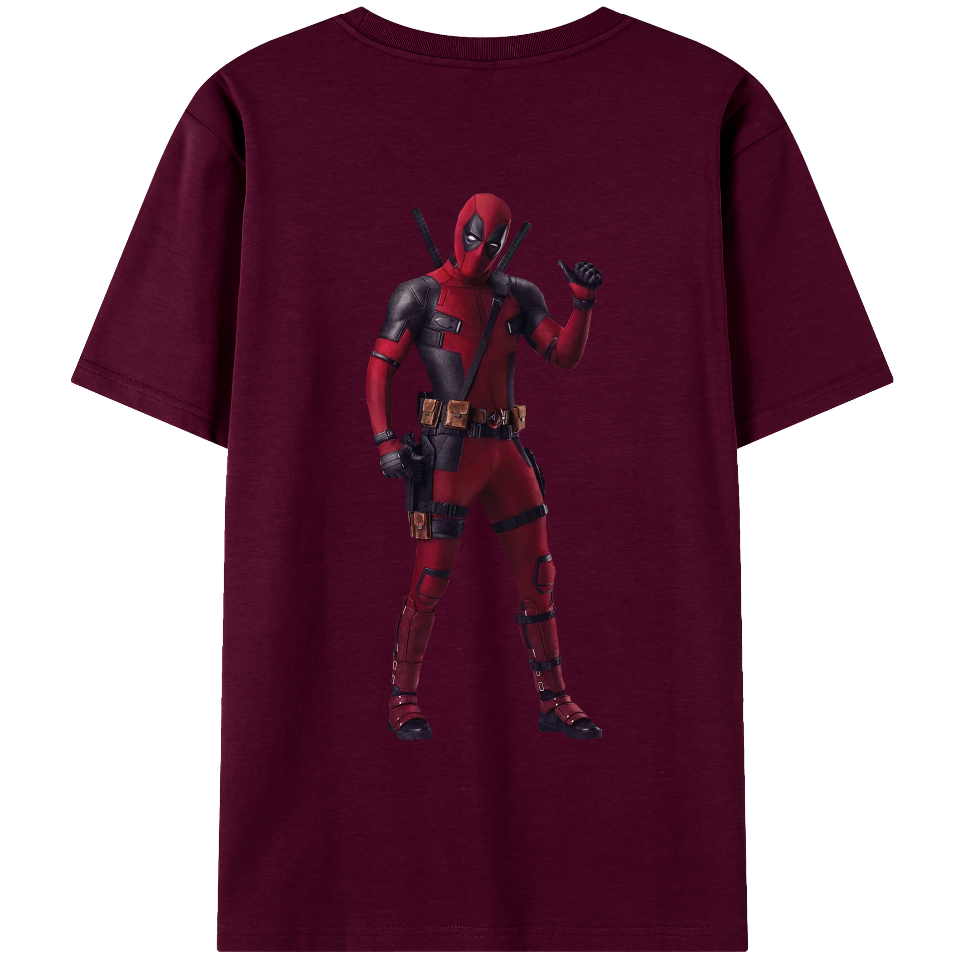 （画像用） Deadpool デッドプール レディース半袖Tシャツ(バックプリント)